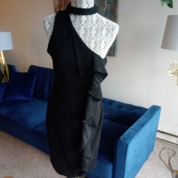 BEBE BLACK DRESS - Picture 1 of 1